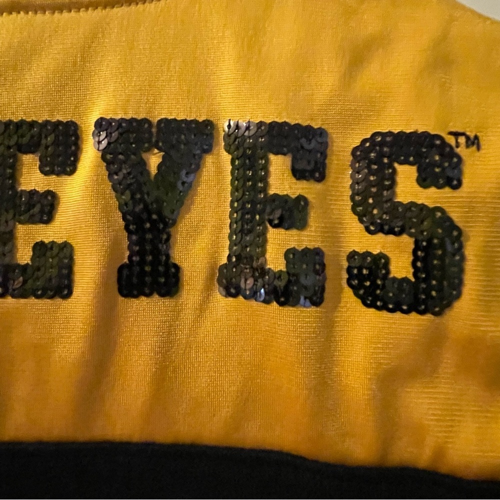 VS. PINK IA Hawkeyes bling 1/4 zip pullover X-small EUC - Picture 7 of 10
